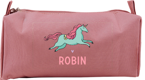 Etui met unicorn en naam
