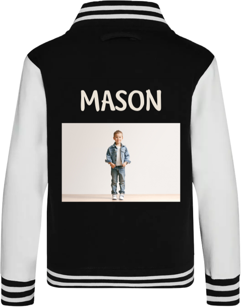 Baseball vest kind met foto