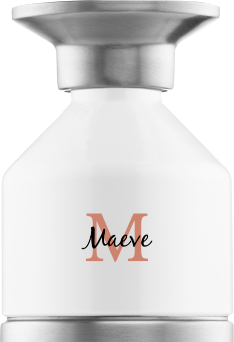 Dopper waterfles steel met naam en initiaal