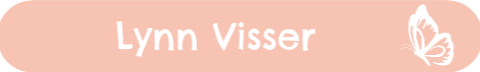 Naamsticker klein met vlinder