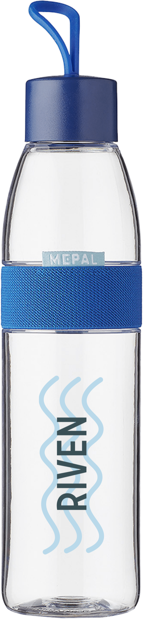 Mepal waterfles Ellipse met naam en golfjes
