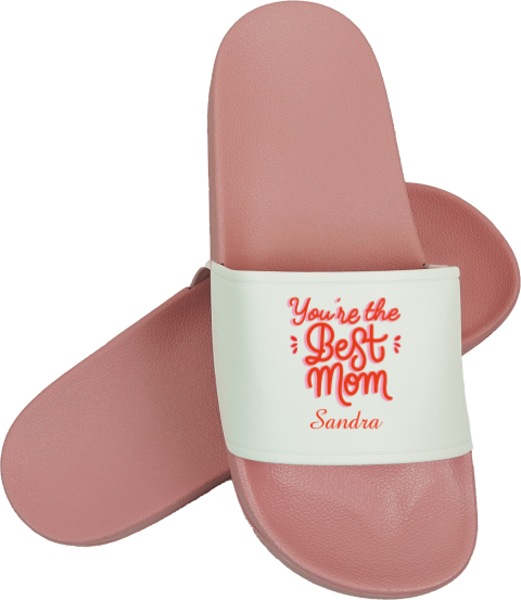 Badslippers Moederdag met naam