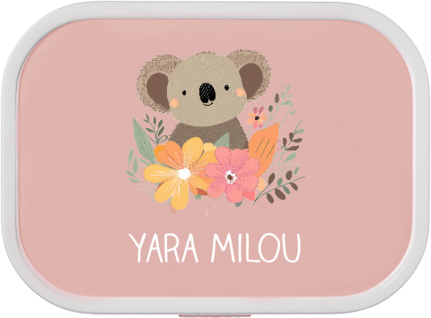 Mepal broodtrommel Campus met koala en naam