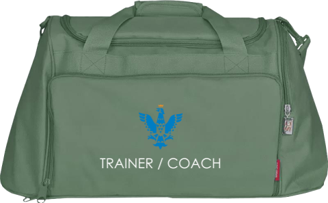 Sporttas met tekst en logo