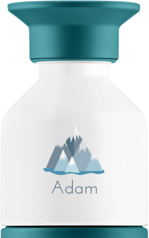 Dopper thermosfles met naam en ijsberg