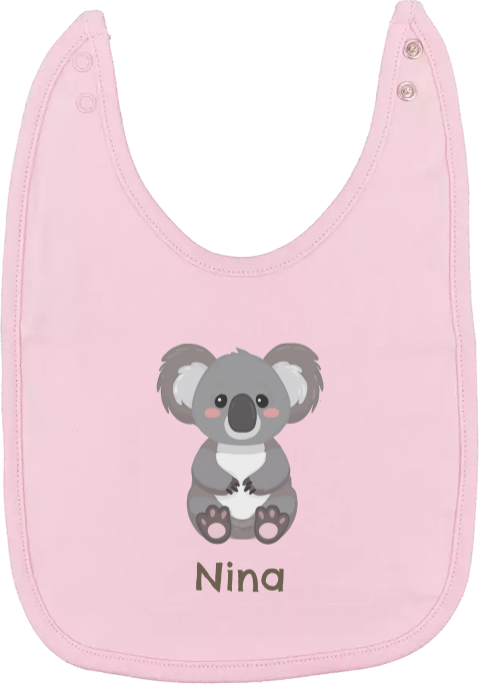 Slabbetje met naam en koala