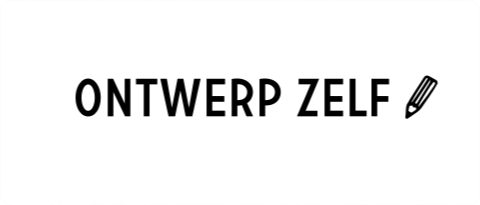Naamsticker groot zelf maken