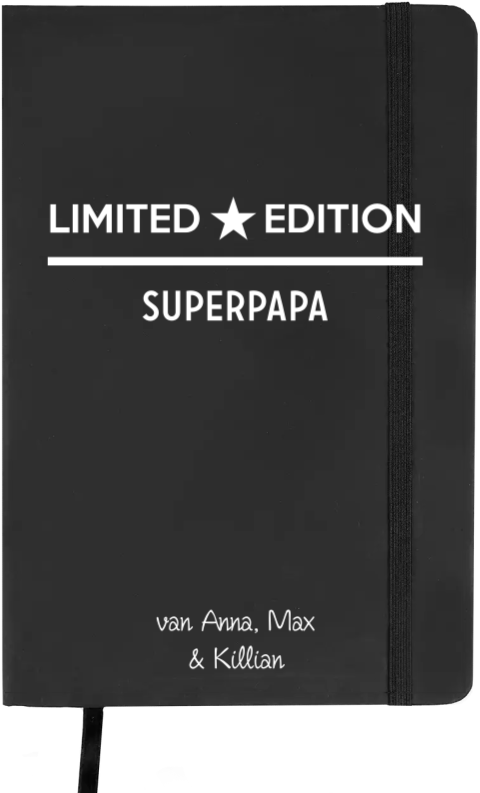 Notitieboek met naam speciale editie