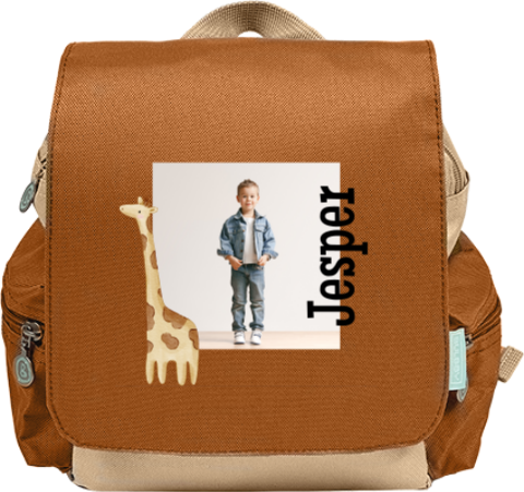 Rugzakje met naam en foto