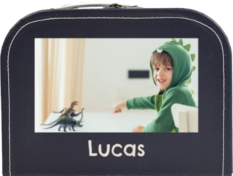 Kinderkoffertje met foto