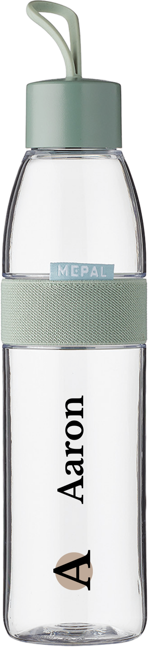 Mepal waterfles Ellipse met naam en initiaal