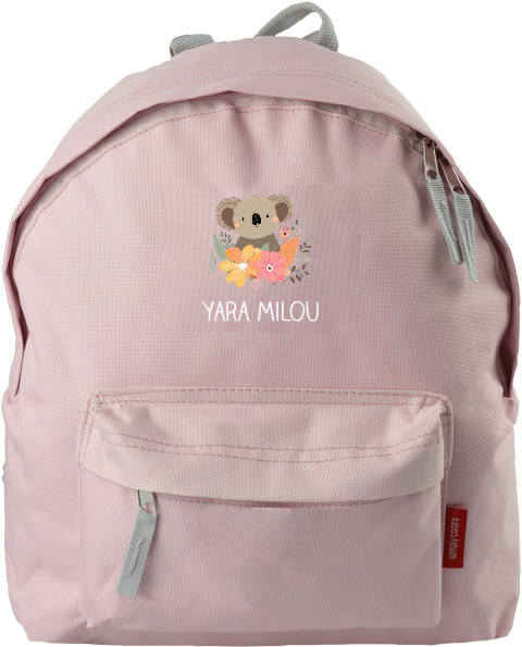 Rugzak kind met naam en koala