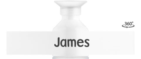 Dopper waterfles met naam