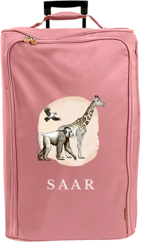 Reistrolley XL met naam en jungle