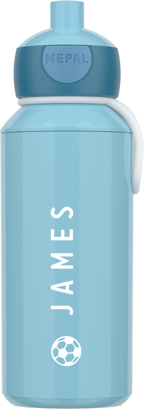Mepal pop-up drinkfles Campus met naam en voetbal
