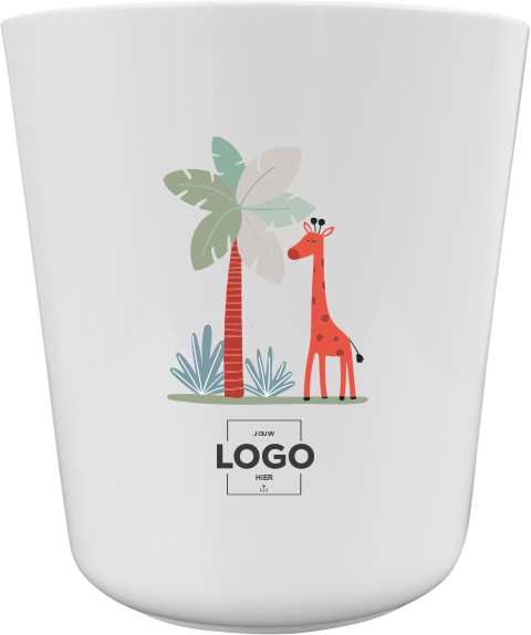 Kinderbeker met jungle en zakelijk logo