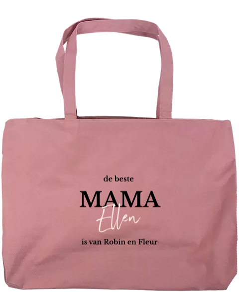 Shopper met naam voor de beste mama