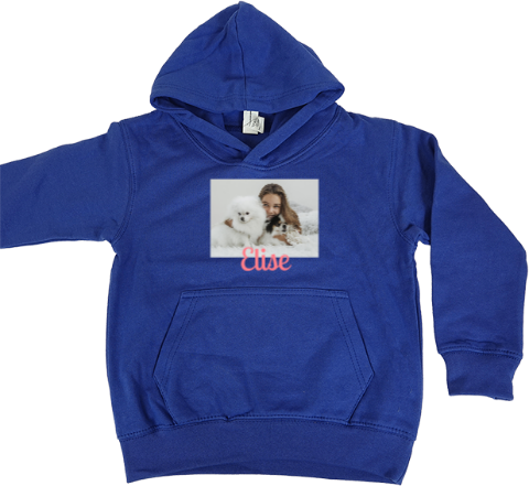 Hoodie met naam en foto