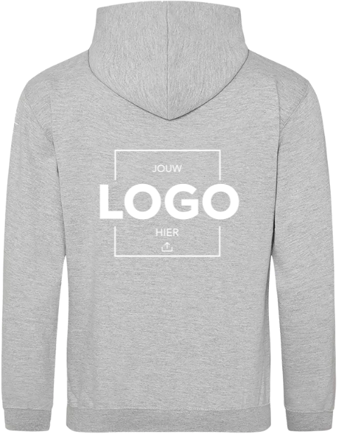 Hoodie volwassenen met zakelijk logo