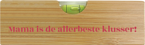 Waterpas met quote