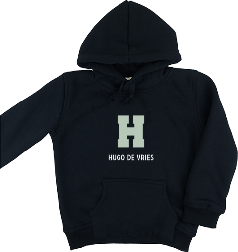 Hoodie met naam en initiaal