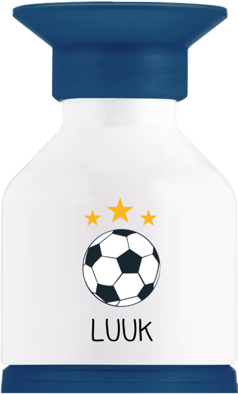 Dopper waterfles met naam en voetbal