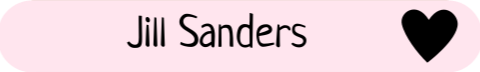 Naamsticker klein met hartje