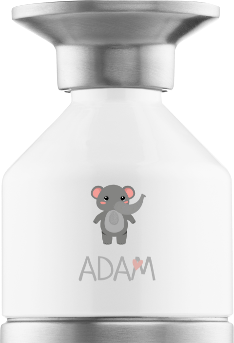 Dopper steel MINI met naam en olifant