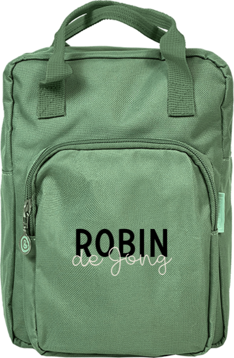 Rugtas classic met naam