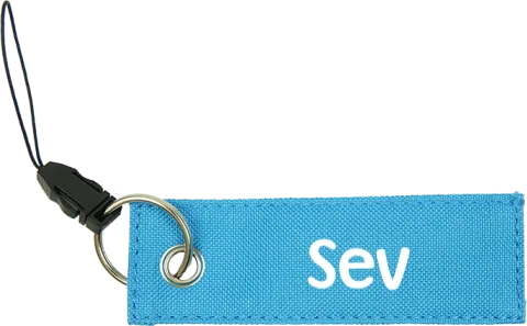 Bedrukte sleutelhanger met naam (€4,95) | de Bedrukwinkel