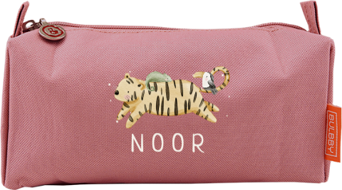 Avontuulijke etui met dieren en naam