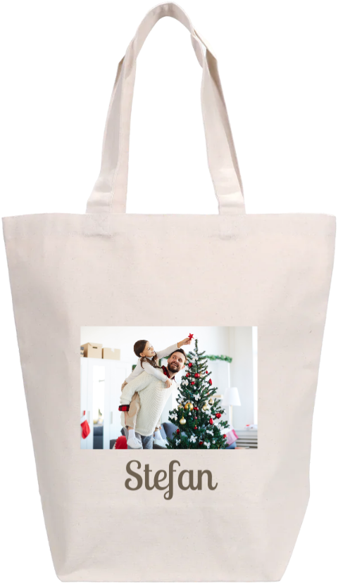 Katoenen tas met foto