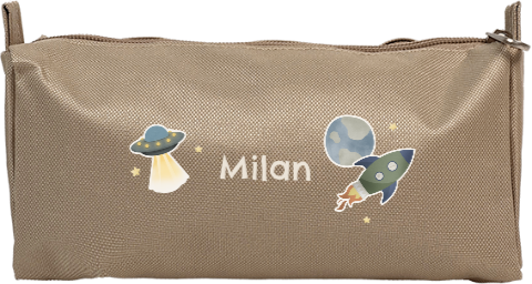 Etui met heelal thema en naam