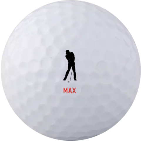 Golfballen met naam en golfer