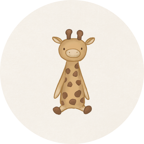 Sluitzegel giraf knuffeltje