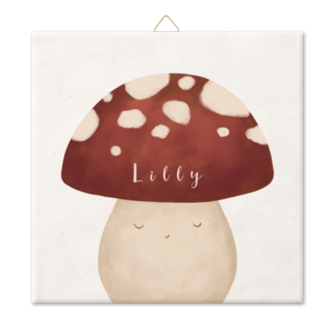 Tegeltje paddenstoel