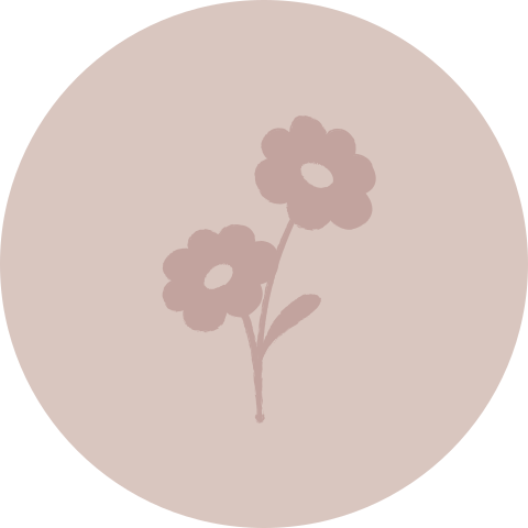 Roze sluitsticker bloemetjes