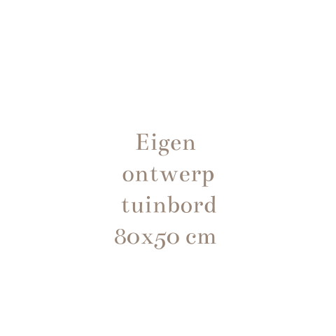 Tuinbord wolk 80x50 cm zelf ontwerpen