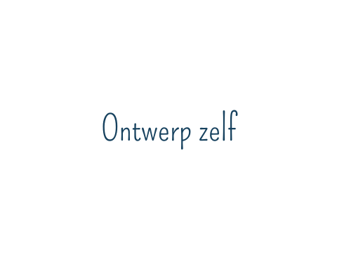 Ontwerp zelf - poster liggend