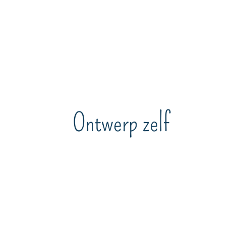 Ontwerp zelf - poster vierkant