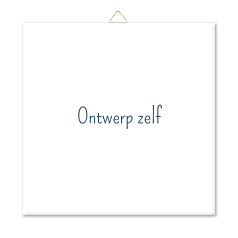 Ontwerp zelf - tegel van keramiek