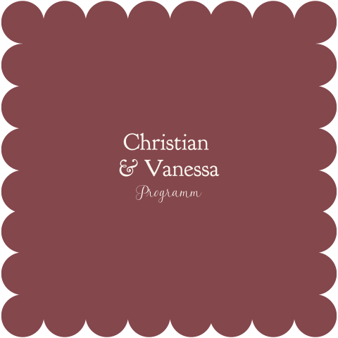 Einlegeblatt mit gepunktetem Rand - Coral Bloom