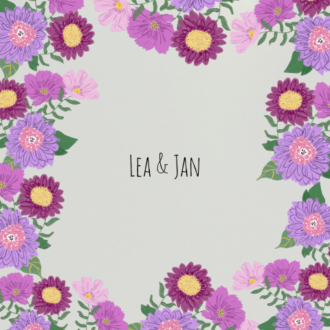 Briefumschlag All Over - Vivid Flowers