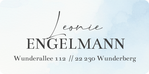 Taubensilhouette Adressaufkleber