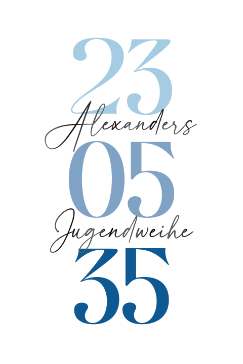 Dankeskarte Jugendweihe: Happy Day