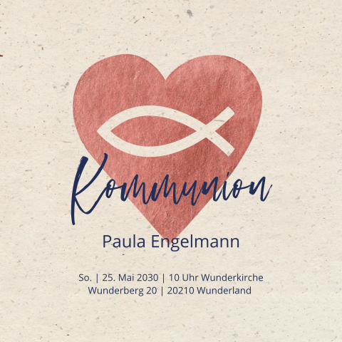 Ichthysherz - Kommunion