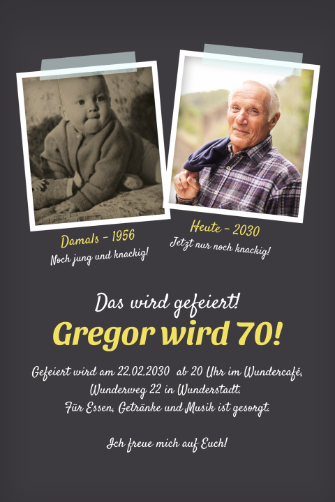 Damals und Heute