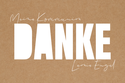 Kommunion DANKE
