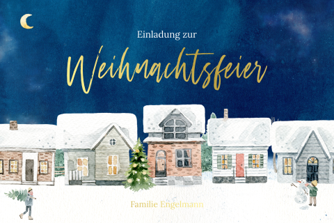 Weihnachtliches Winterdorf