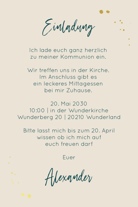 Karteninnenseite